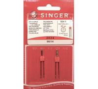 2 Original Singer Universal Zwillingsnadeln Nähmaschine Nadeln 2024 Stärke 90/14