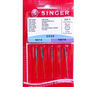 Singer 5 Nähmaschinen-Nadeln für Jeans 130/705 H-J 2026 Stärke 90/14 & 100/16