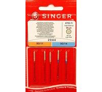 Singer 5 Original Sticknadel Sortiment Nähmaschinen Nadeln 2044 Stärke 80 + 90