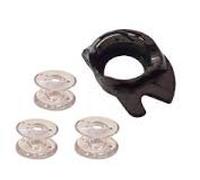 Singer Apollo Spulen Gehäuse Und 3 Spulen Für Nähmaschinen - Mehrfarbig - Kunststoff - Nähmaschinen-Zubehör - Bobbin Housing