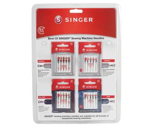 Singer Best-Of Nähmaschinennadel-Set (4 Blister/ 25 Nadeln)