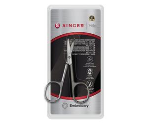 Singer Elite Stickschere gebogen 114mm