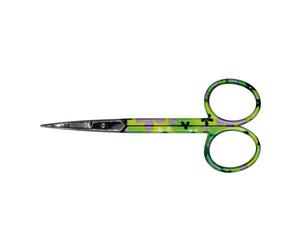 Singer Handarbeitsschere grün geblümt 102mm