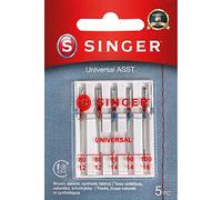 SINGER Maschinennadeln Nähmaschinennadel, Kunststoff, Größen: 11/14/16, 5 Stück, 5 Count, 5