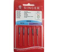 Singer N2026B05AS826R Jeansnadel 2026 Mix 5er Nadel, Metall, Silber, 7 x 0,03 x 4 cm