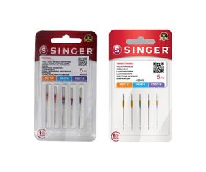 Singer Nadelset Universal 2020 und Stretch 2045 Stärke 80/12, 90/14 & 100/16