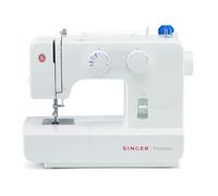 Singer Nähmaschine 1409 für Anfänger - 15 Nähvorgänge, 4-Stufen-Öse, Stichlängeneinstellung und einstellbare Zick-Zack-Breite, Rückwärtshebel, Freiarm, inklusive Softcover - Singer Nähmaschine