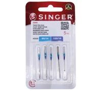 Singer Jeansnadel 2020 Mix 5er Nadel, Metall, Silber, 7 x 0,03 x 4 cm, 5-Einheiten