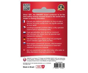 Singer Nähmaschinennadeln Quilting Stärke 80 a 5 Stück (0,60 € pro 1 Nadeln)