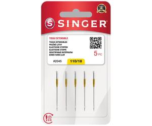 Singer Nähmaschinennadeln Stretch 2045 Stärke 110 a 5 Stück (0,93 € pro 1 Stk)