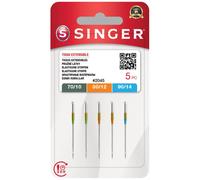 Singer Nähmaschinennadeln Stretch 2045 Stärke 70, 80 und 90 a 5 Stück (0,93 € pro 1 Stk)