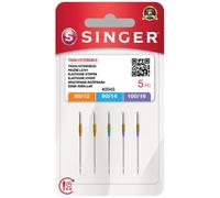 Singer Nähmaschinennadeln Stretch 2045 Stärke 80, 90 und 100 a 5 Stück (0,93 € pro 1 Stk)