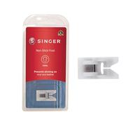 SINGER Non-Stick Snap-On Presser Foot for Low-Shank Sewing Machines Nähfuß, Weiß
