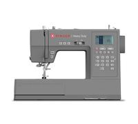 SINGER® Robuste 6800C Nähmaschine, 50% mehr Leistung, hohe Geschwindigkeit und Schriftzug, Spezialzubehör, ideal für Denim, Leder, Vinyl und Stoffe, einfach für schwere und dekorative Näharbeiten