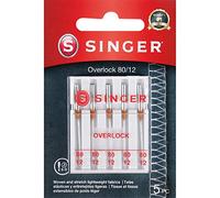 SINGER Universal-Overlock-Nadeln, normale Spitze, Größe 80/12-5 Stück