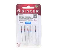 SINGER Universalnadel 2020 90/14 Nadel, Metall, Silber, 7 x 0,03 x 4 cm, 5-Einheiten