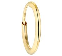 Single-Creole AMOR "2021578", gold (goldfarben), Ohrringe, Damen, Gelbgold 375, Made in Germany (75883616-0) goldfarben