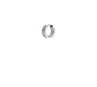 Single-Creole DIESEL "Schmuck Geschenk Edelstahl Ohrringe EARRING", edelstahlfarben, Ohrringe, Damen, 14mm, Edelstahl (82516564-0) edelstahlfarben