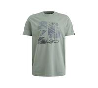 PME Legend - T-Shirt aus Jersey mit rustikalem Artwork grün - Gr. - XXL