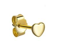 Single-Ohrstecker FIRETTI "Schmuck Geschenk Gold 333 Ohrschmuck einzeln Herz", gold (gelbgoldfarben), Ohrringe, Damen, Gelbgold 333, Single-Ohrstecker (13398021-0)