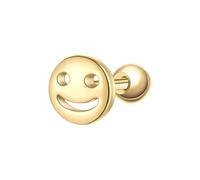 Single-Ohrstecker GLANZSTÜCKE MÜNCHEN "GSM4011", gelb (gelbgold), Ohrringe, Damen, 5,3, Silber 925 (Sterlingsilber) (28081143-0) gelbgold