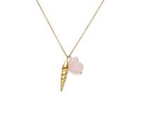 SINGULARU Halskette Moana Edelstahl vergoldet Damenschmuck