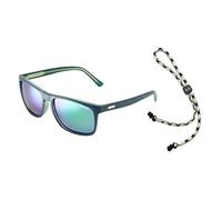 SINNER Erwachsene Sonnenbrille Oak Polycarbonat SINTEC Polarisiert, Matt Blau, SISU-719-50-P28