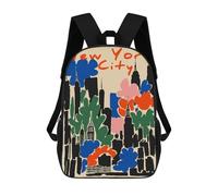 sinyumoney 17-Zoll-Rucksack, Kinderrucksack, Schulrucksack, 3D-gedruckt Für Jungen Und Mädchen