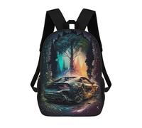 sinyumoney A Striking Spectrum of Hue 3D-gedruckter Kinderschulrucksack Für Kinder, Reiserucksäcke, Büchertaschen, Schultaschen 17inch