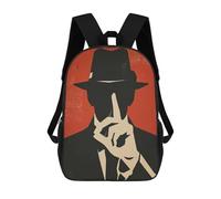 sinyumoney Be Cool Dont Talk with Me 3D-gedruckter Kinderschulrucksack Für Kinder, Geräumiger Reiserucksack, Büchertasche, Schulrucksack Für Kinder 17inch