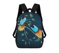 sinyumoney Bird of Paradise I Rucksack Schulrucksack Sekundarstufe Freizeit Reiserucksack Für Jungen/Mädchen/Teenager 17inch
