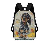 sinyumoney Black And Tan Coonhound Do Schulrucksack, Rucksack Für Schule, Sekundarstufe, Gymnasium, Hochschule, Reisen Für Männer/Frauen 17inch