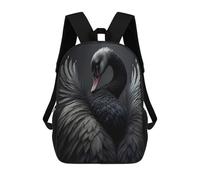 sinyumoney © Black Swan Wings by Wes And Dotty Weber Rucksack Schule Sekundarstufe Freizeit Reise Schultaschen Für Männer/Frauen 17inch