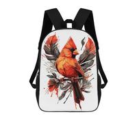 sinyumoney Cardinals Bird Rucksack Schulrucksack Freizeitrucksack Schul-Arbeits-Reiserucksack Für Jungen/Mädchen/Teenager 17inch