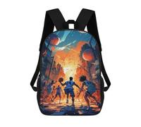 sinyumoney City Basketball Heroes Großer Schulrucksack Für Jungen, Teenager, Mädchen, Jungen, Frauen, Männer 17inch