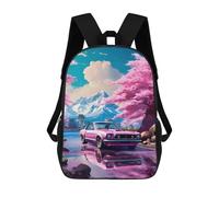sinyumoney Classic Cars Rucksack Schule Business Laptop Rucksack Tasche Unisex Freizeit Tagesrucksack Für Teenager Mädchen Jungen Frauen Männer 17inch