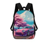sinyumoney Classic Cars The Nature Großer, Wasserabweisender Schulrucksack Für Laptops, Mädchen, Jungen Und Teenager 17inch