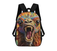 sinyumoney Colorful Bear Artwork-1 Kinderrucksäcke, 3D-personalisierte Schulrucksäcke Für Jungen Und Mädchen, Große Schulrucksäcke, Freizeitrucksack 17inch