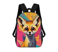 sinyumoney Cute Fennec Fox Pop Art Rucksack Tagesrucksack Business-Rucksack Wasserabweisende Schultasche Für Herren/Damen 17inch