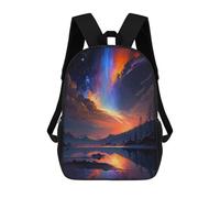 sinyumoney Epic Blue And Orange Sky Leichter Schulrucksack, Schultasche, Tagesrucksack, Schulrucksack Für Mädchen Und Teenager 17inch