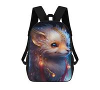 sinyumoney Fantasy Fox Earrings for Women Rucksack, Wasserabweisend, Reiserucksack, Computertasche Für Teenager, Mädchen, Jungen, Frauen, Männer 17inch