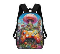sinyumoney Fantasy Mushroom World Adventure Robuster Business-Rucksack, Laptoptasche Für Camping, Outdoor-Abenteuer Und Den Täglichen Gebrauch 17inch