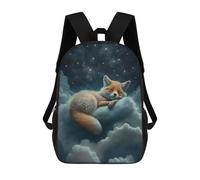 sinyumoney Fox Dreams in Clouds -1 Schultaschen Business Laptop Rucksack Unisex Freizeit Tagesrucksack Für Camping Outdoor-Abenteuer Und Tägliche Reisen 17inch