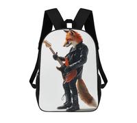 sinyumoney Fox Guitar Schultaschen Arbeitsrucksack Laptop-Rucksack Für Campus Outdoor Reisen Sport 17inch