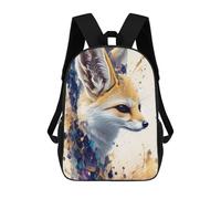 sinyumoney Fox in Abstract Colors Robuster Business-Rucksack, Laptoptasche Für Camping, Outdoor-Abenteuer Und Den Täglichen Gebrauch 17inch