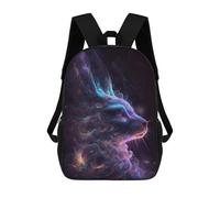 sinyumoney Galaxy Rabbit Animal Rucksack Schule Reise College Rucksack Rucksäcke Für Campus Outdoor Reisen Sport 17inch