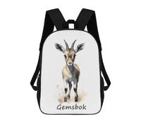 sinyumoney Gemsbok Animal Safari Rucksack Schule Business Strapazierfähige Laptoptasche Für Teenager Mädchen Jungen Frauen Männer 17inch