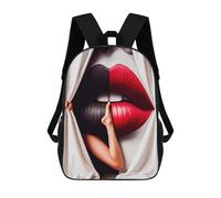 sinyumoney Giant Lips & Leg Rucksäcke 3D-gedruckt Kinder Schulrucksack Outdoor Freizeit Tagesrucksack Modische Freizeit Rucksäcke Kinder Rucksäcke Süße Reisetaschen 17inch
