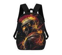 sinyumoney Gladiator Armor Painting Leichter Schulrucksack, Tagesrucksack, Schulrucksack Für College, Camping, Outdoor-Abenteuer Und Den Täglichen Gebrauch 17inch