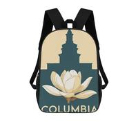 sinyumoney Kinder-Rucksäcke, Ho-Chi-Minh-Stadt-Reise-Druck, Kinder-Rucksack, Schüler-Schultasche, 3D-bedruckte Tasche, Reiserucksäcke, modischer Rucksack, Kinder, wasserdichte Schultaschen, Columbia